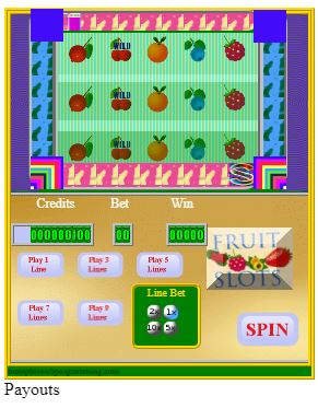 Javascript Slot Machine